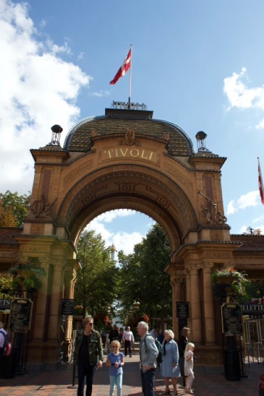 Tivoli Gardens Entrance Arch Copenhagen