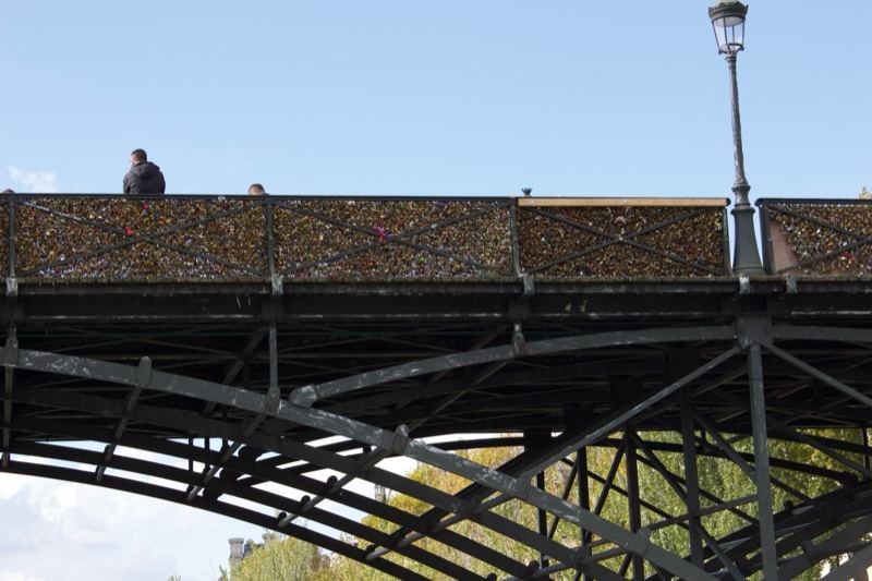 Love Locks on Paris Bridge