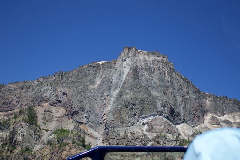 Rugged Mountain Peak Under Clear Sky