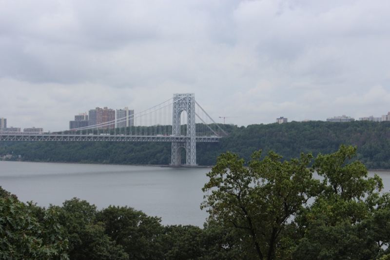George Washington Bridge over Hudson River