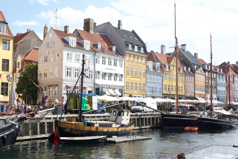Colorful Harbor Buildings Copenhagen