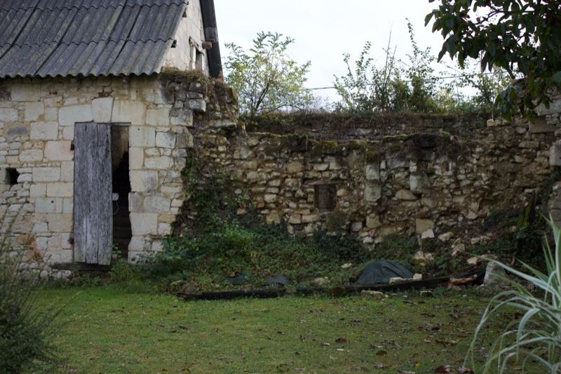 Dilapidated Stone Farmhouse Ruin