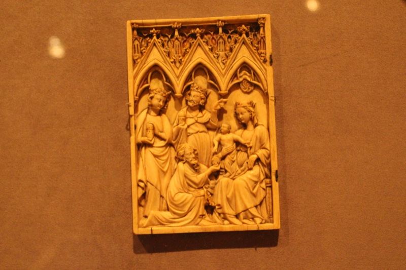 Gothic Ivory Relief Panel