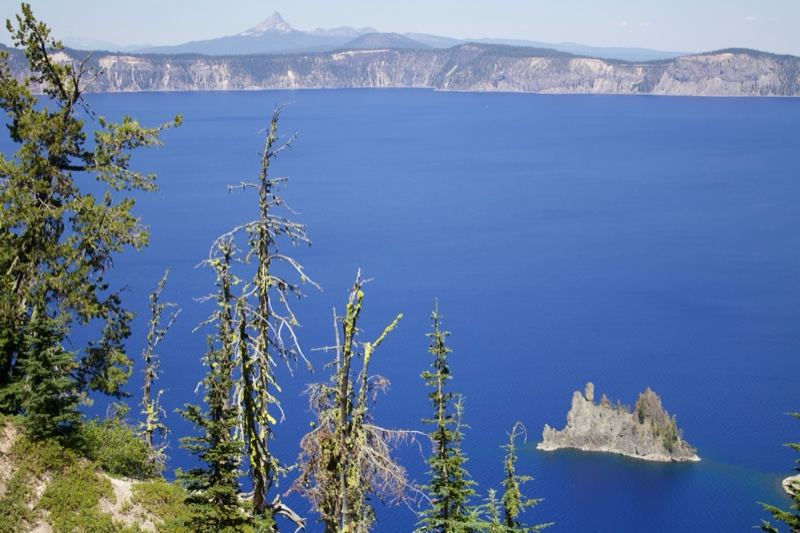Crater Lake with Phantom Ship Island