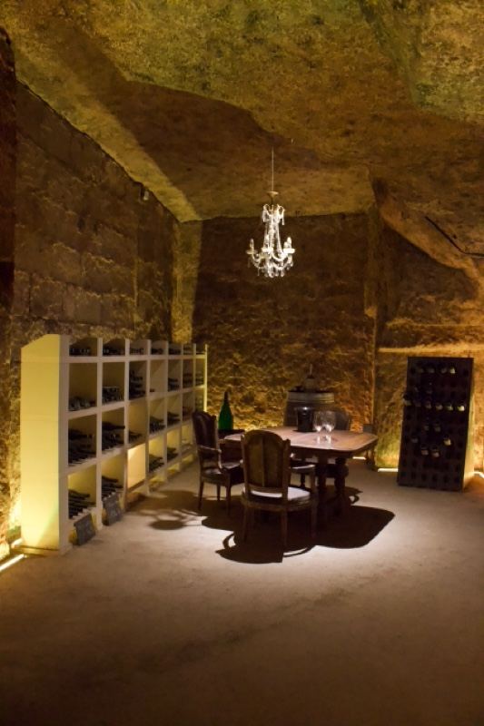 Stone Wine Cellar Interior Dining Area
