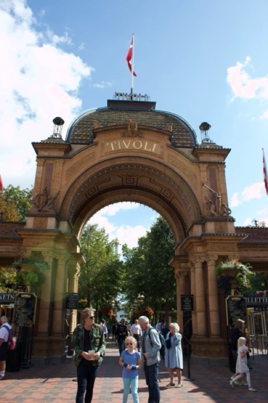 Tivoli Gardens Entrance Arch Copenhagen