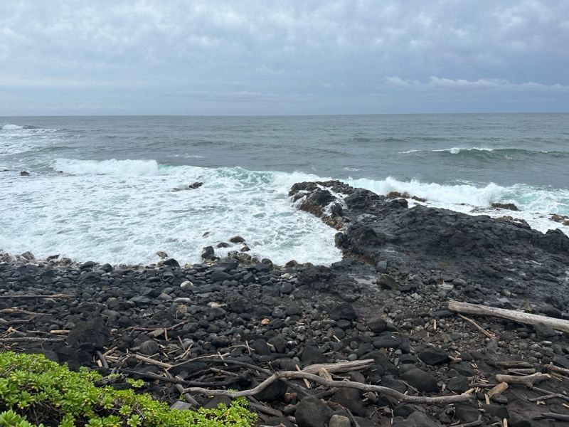 Rocky Coastline With Ocean Waves