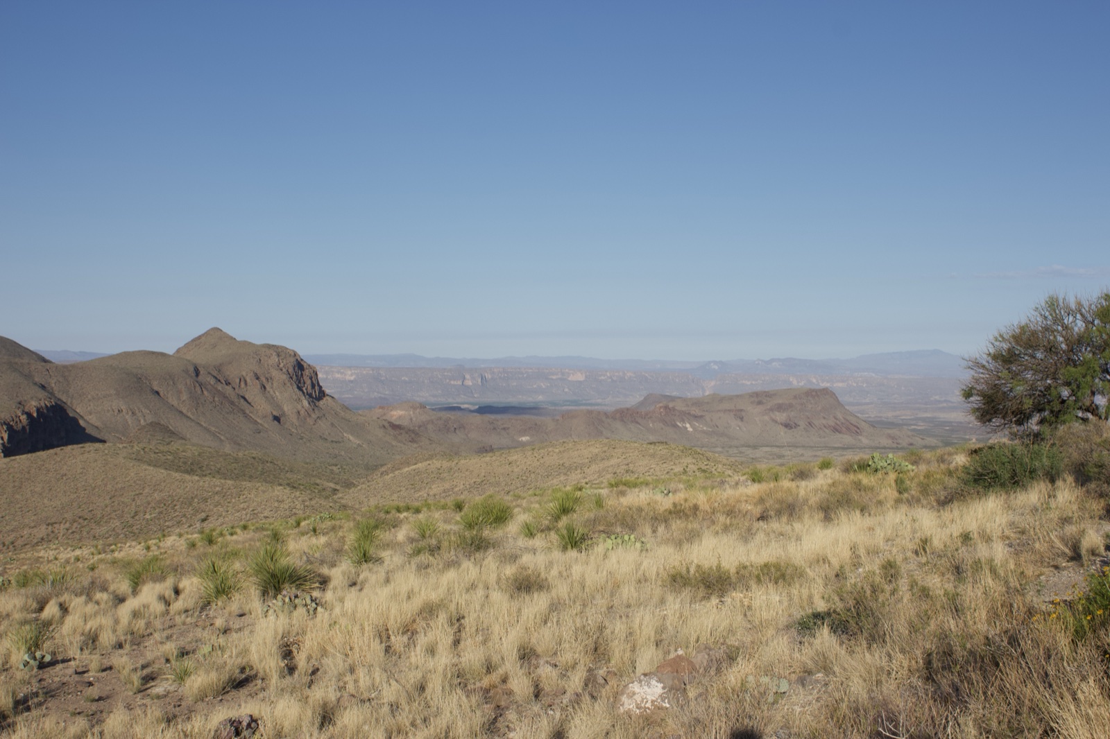 Arid Desert Mountain Landscape View