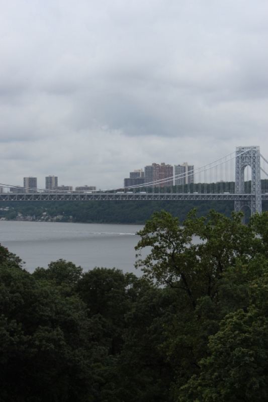 George Washington Bridge Over Hudson River
