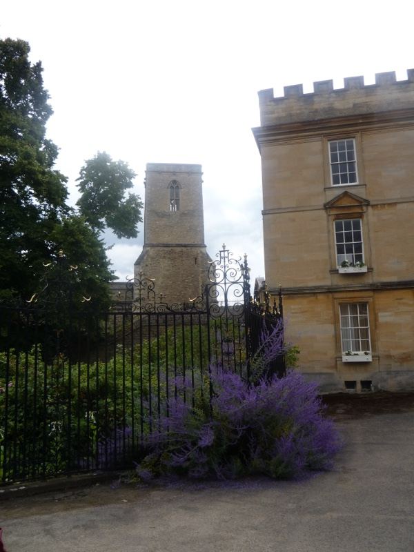 Stone Tower Behind Iron Gate