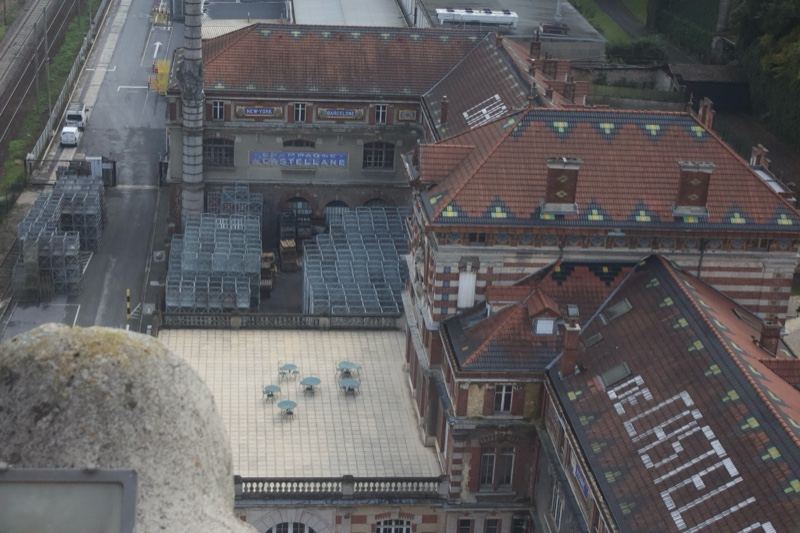 Rooftop View of Historic Buildings