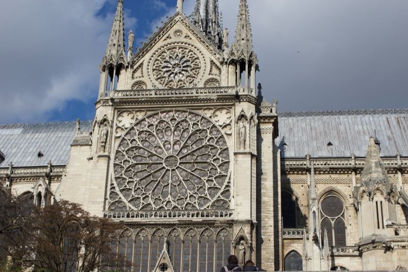 Notre Dame Cathedral West Facade Rose Window