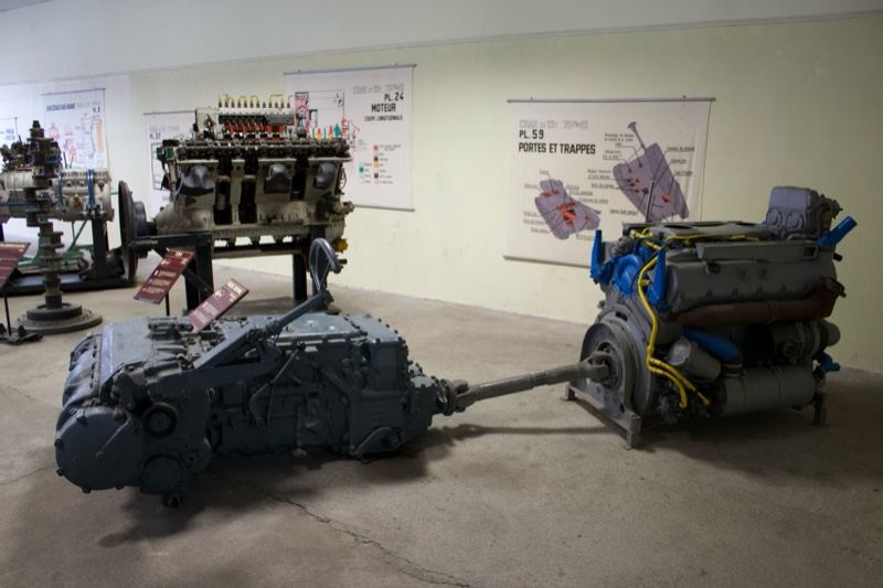 Museum Display of Large Engines