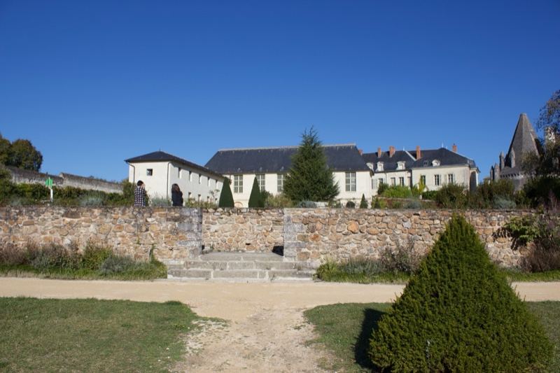Chateau with manicured garden