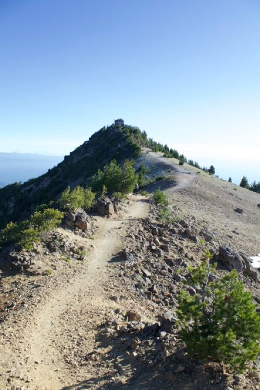 Alpine Ridge Trail Under Clear Sky