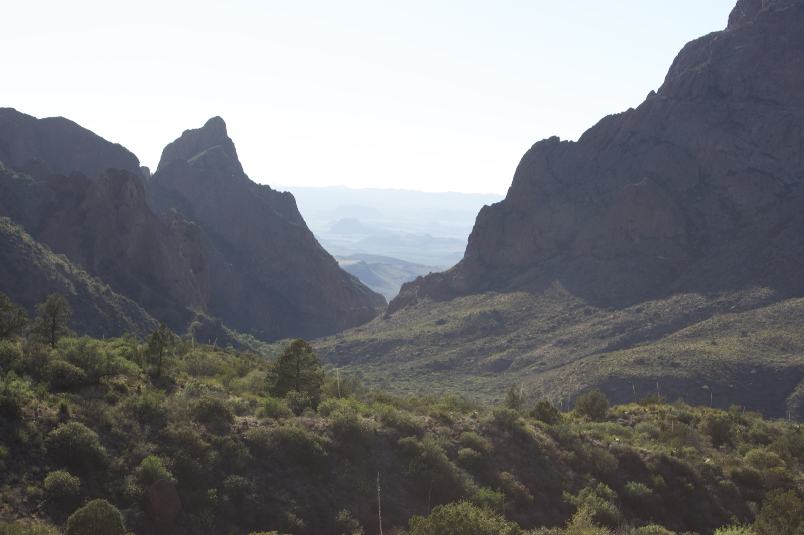 Desert Mountain Valley Landscape