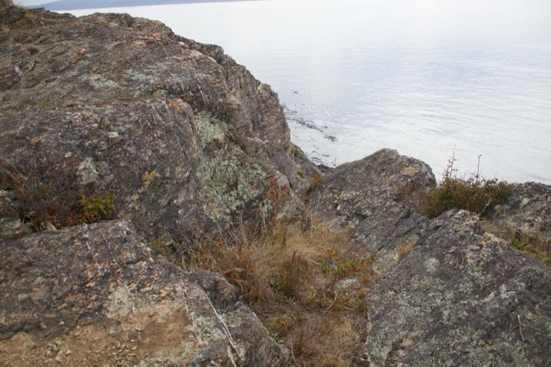 Rocky Shoreline Overlooking Calm Water