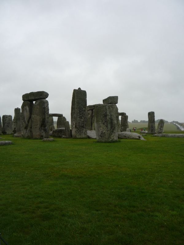 Stonehenge Megalithic Stones Under Overcast Sky