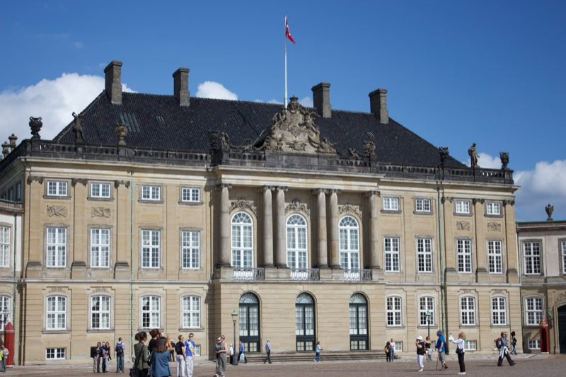 Amalienborg Palace Copenhagen Facade