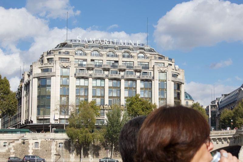Art Deco Hotel Facade Paris Riverbank