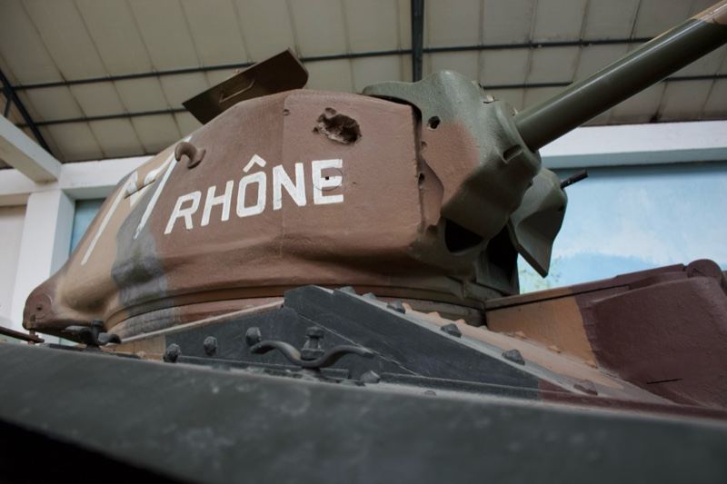 French Tank Turret Marked Rhône