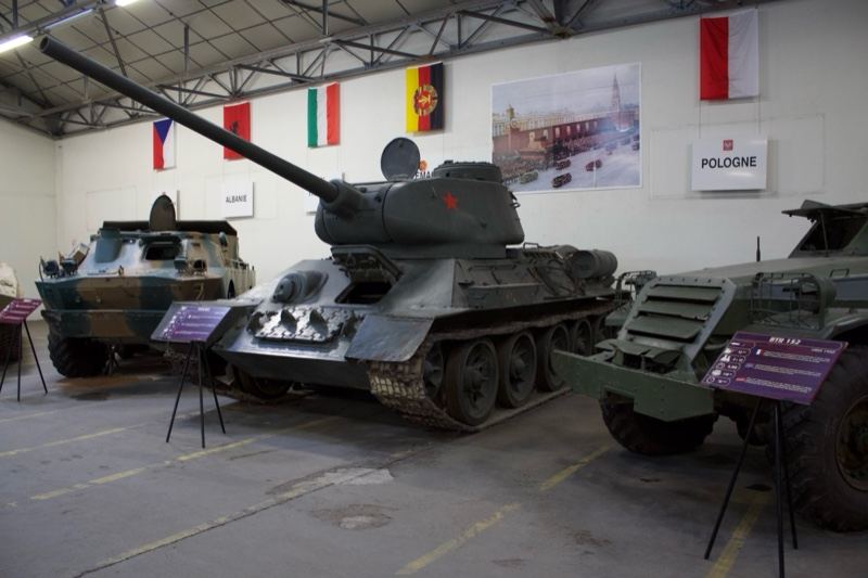 Military Tanks in Museum Hall