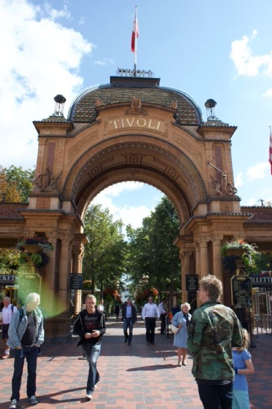 Tivoli Gardens Entrance Arch Copenhagen