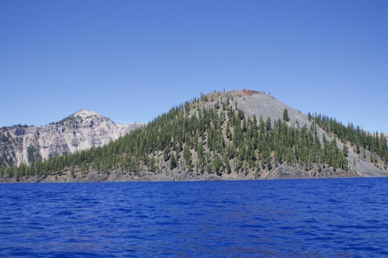 Wizard Island Over Crater Lake