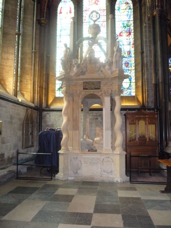 Gothic Cathedral Tomb Shrine Interior