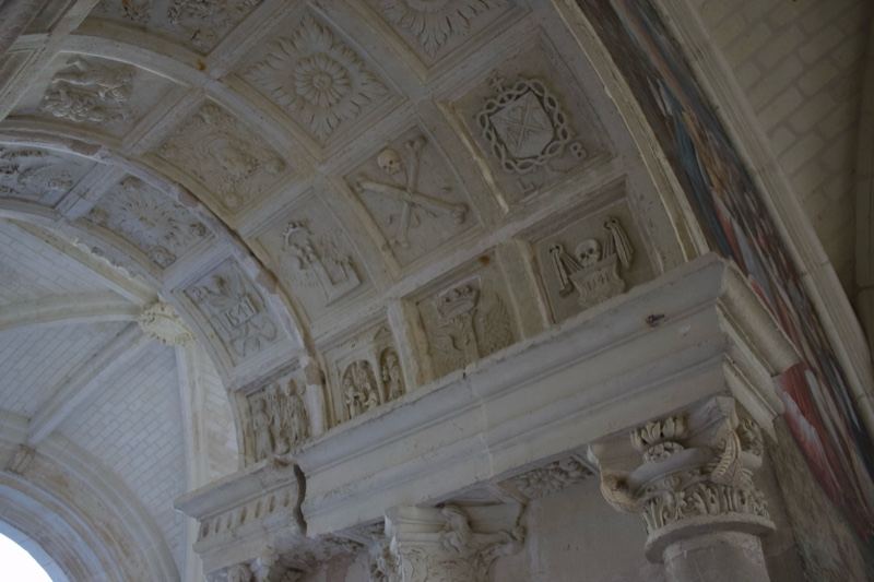 Ornate Coffered Ceiling Interior