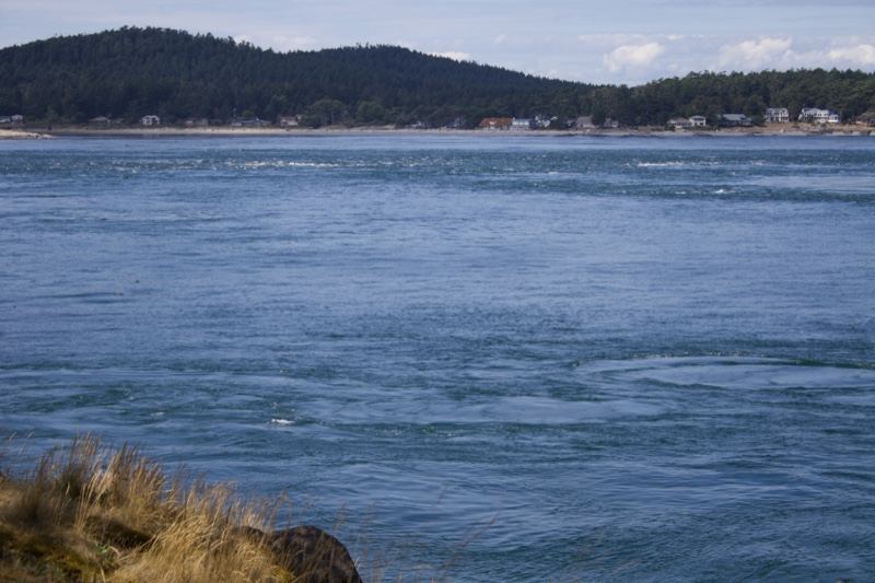Coastal Inlet with Distant Hills