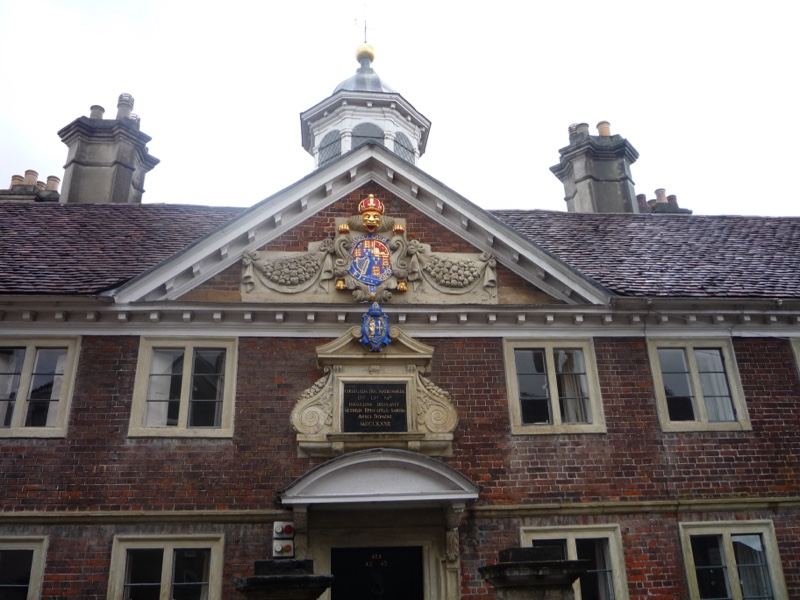 Historic Brick Manor House Facade