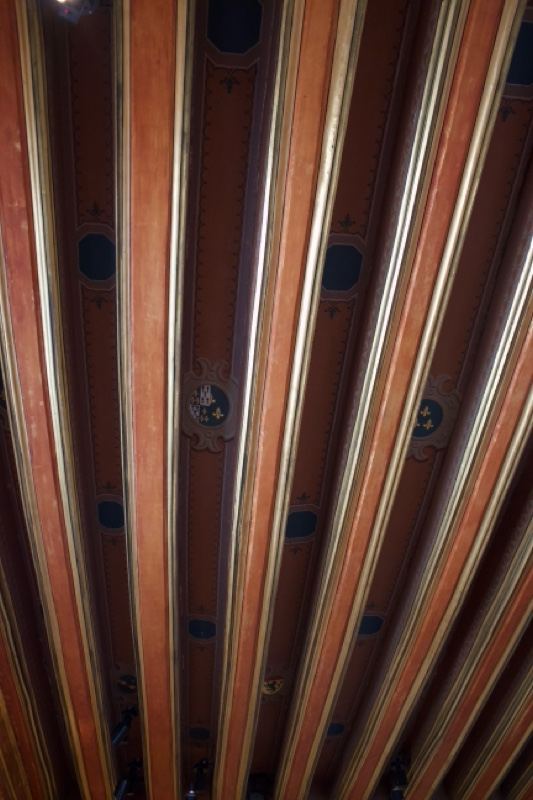 Ornate Wooden Ceiling Interior
