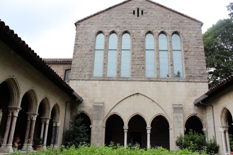 Stone Cloister Building with Arched Arcade