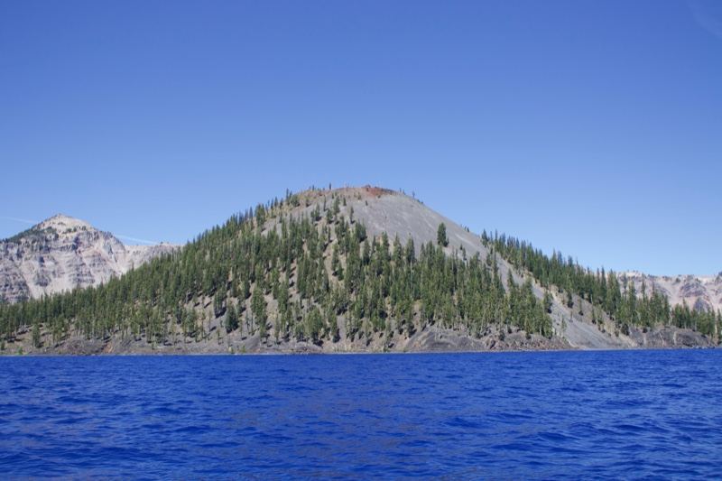 Wizard Island in Crater Lake