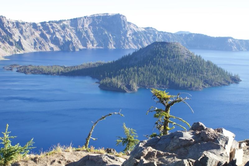 Crater Lake Wizard Island View