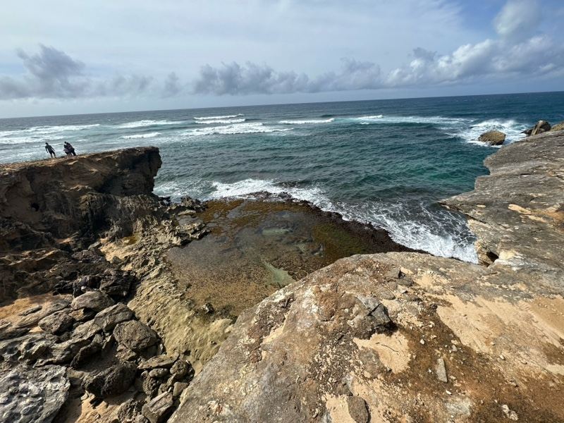 Rugged Coastal Cliffs Over Ocean Waves
