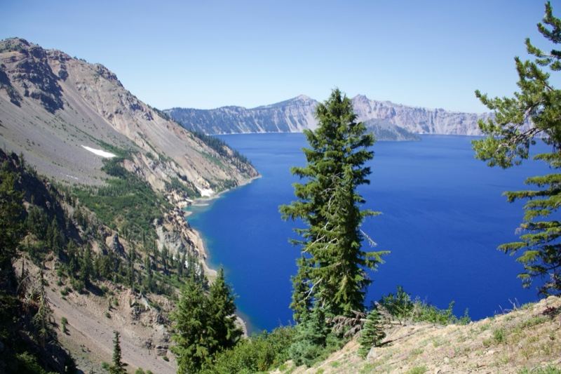 Crater Lake Caldera View