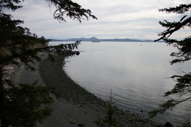 Coastal Shoreline Overcast View