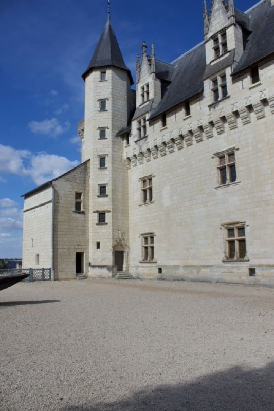 Medieval French Chateau Exterior Courtyard