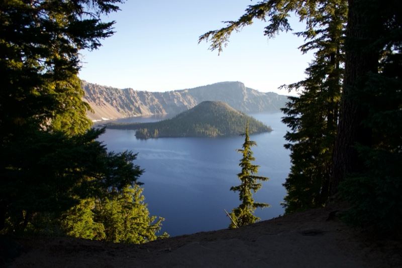 Crater Lake Wizard Island View