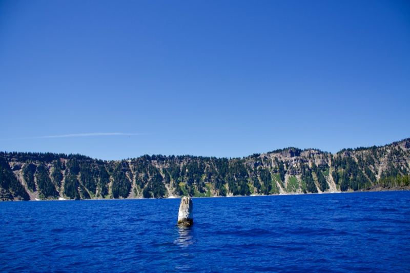 Crater Lake Caldera View from Water
