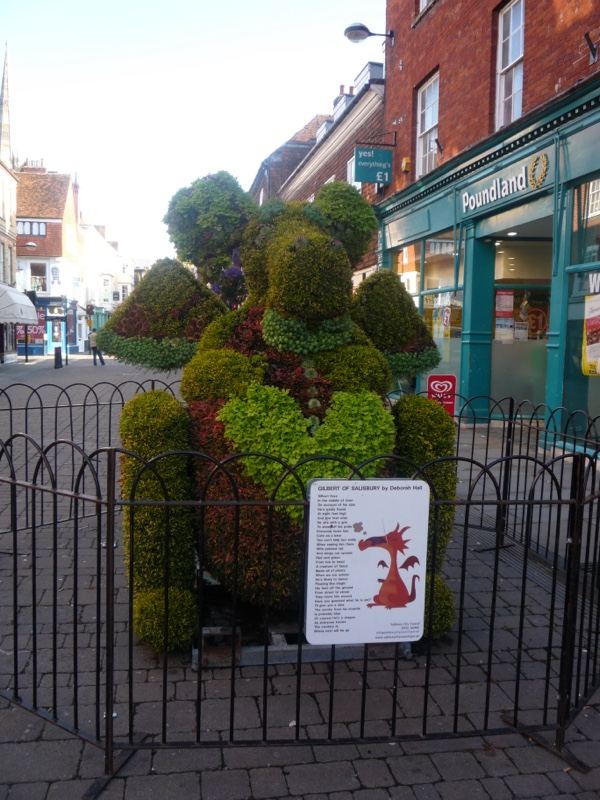 Topiary Sculpture in Town Square