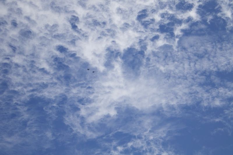 Blue Sky With White Cirrus Clouds
