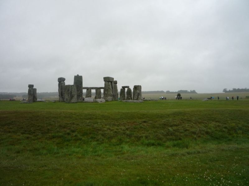 Stonehenge on Overcast Grassland
