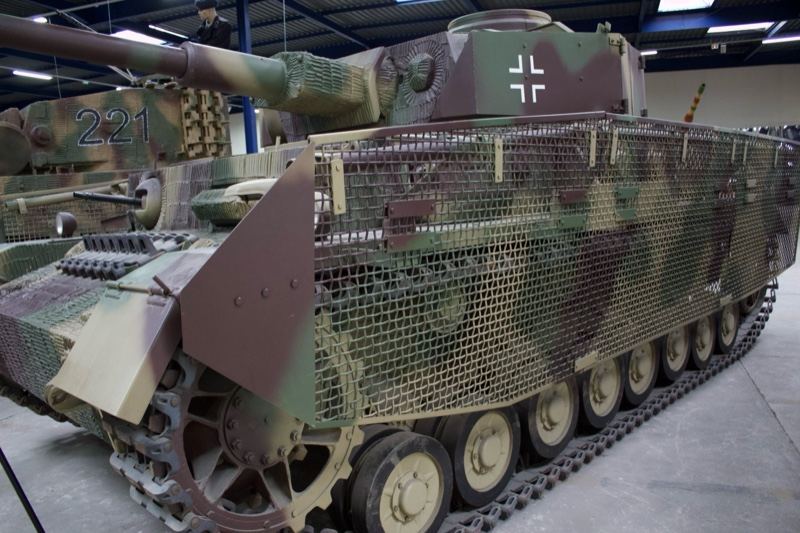 German Panzer Tank in Museum Hangar