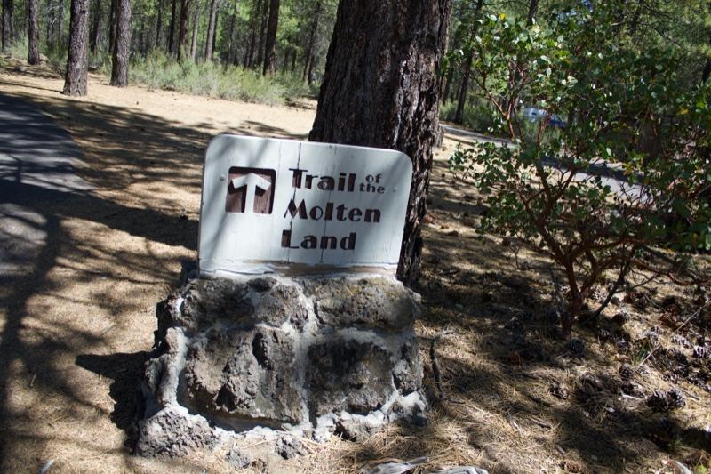 Trail to Melton Land Sign