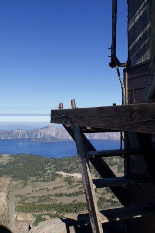 Crater Lake View from Fire Lookout