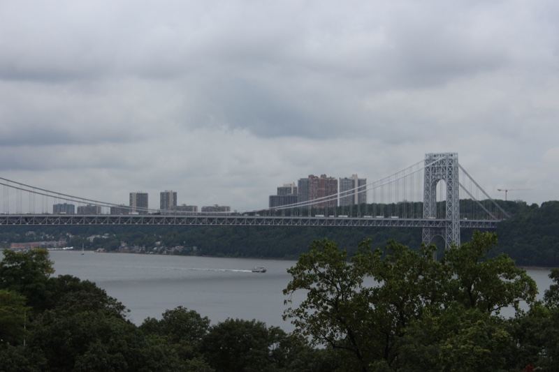 George Washington Bridge Overcast View