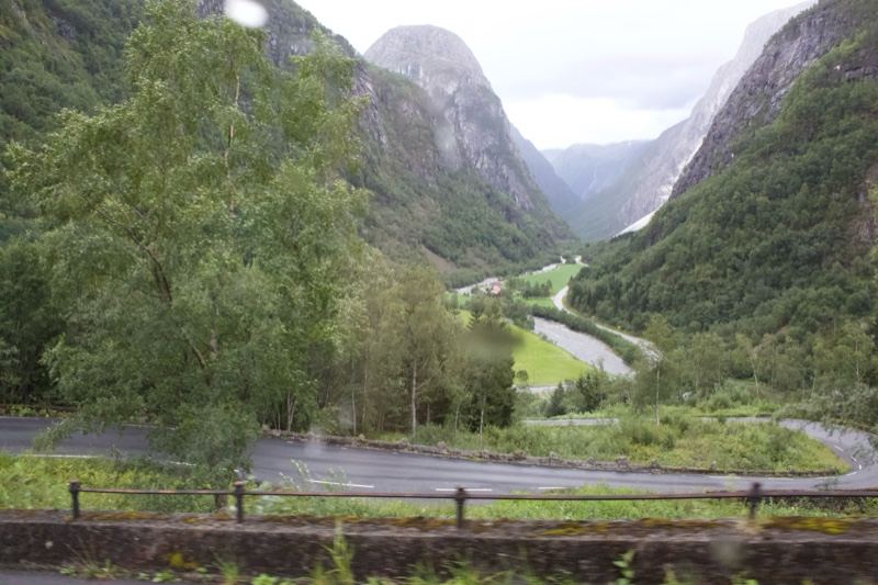 Mountain Valley Road in Norway